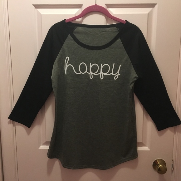 "Happy" T-shirt NWOT! - Picture 5 of 11